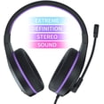 thumbnail image 2 of Cascos Gaming Stereo Anivia para PS4 PC Xbox One Controller con micrófono y cancelación de ruido Morado, 2 of 3