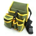 thumbnail image 1 of Electrician Tools Belt Storage Waist Bag Adjustable for Electrician Outdoor Working With Large Capacity Canvas Pouch for Convenient Tool Carrying, 1 of 8