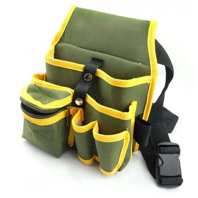 Electrician Tools Belt Storage Waist Bag Adjustable for Electrician Outdoor Working With Large Capacity Canvas Pouch for Convenient Tool Carrying