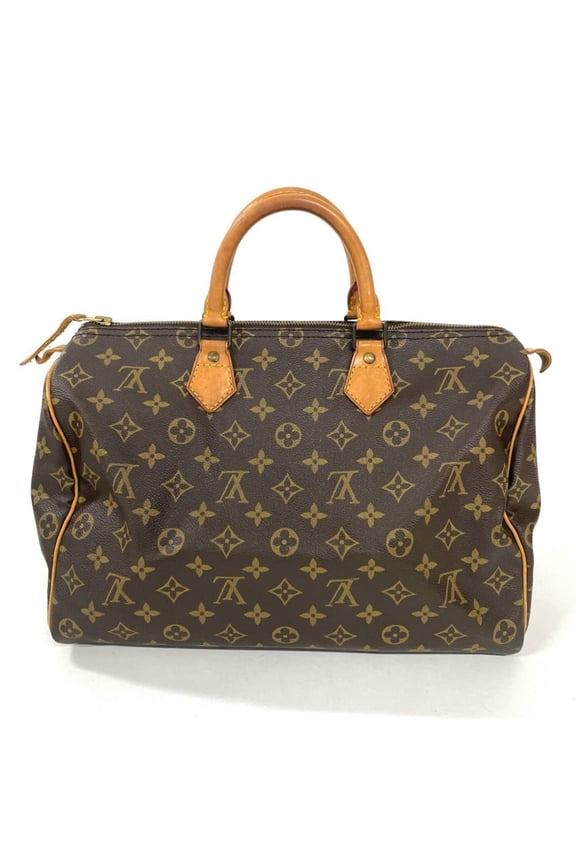Pre-Owned Louis Vuitton Speedy 35 Handbag, Monogram Canvas, M41524, Brown (Older Model)