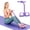 Purple, variant on 8 Tube Pedal Resistance Device Heavy Duty Pull Up Assist Resistance Band Multi Function Strength Trainer for Arms Legs Core Home Gym Workout