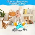thumbnail image 5 of Crawling Crab Baby Toys 3.0,Upgraded Tummy Time Baby Toys 6-12 12-18 Month,Infant Learning Crawl Walking Dancing Crab with Music&Speed Control for 1 2 3 4 5 6+ Girls Year Newborn Birthday Gifts, 5 of 6