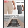 thumbnail image 4 of BALEAF Womens High Waisted Capri Leggings with Pockets Tummy Control Yoga Gym Pants Beige XXXL, 4 of 6