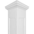 thumbnail image 5 of Ekena Millwork 8"W x 9'H Craftsman Classic Square Non-Tapered, Recessed Panel PVC Column Kit, Tuscan Capital & Tuscan Base, 5 of 9