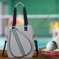 thumbnail image 1 of DYNWAVECA Tennis Bag Water Resistant Racquet Holder Practical Pouch Fashion Professional Tennis Racket Bag for Outdoor Travel Beginners gray crossbody, 1 of 10