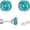 Silver-01, variant on Zircon Flat Back Screw Hypoallergenic Surgical Steel Stud Earrings