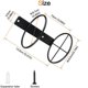 thumbnail image 2 of 6 PCS Wall Mounted Wine Racks, Spiral Hanging Wine Rack, Red Wine Drink Bottle Display Stand, for Bar, Restaurant, Party, Home Decoration, 2 of 5