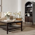 thumbnail image 7 of Liora - Square Rattan Coffee Table, Black, 7 of 7
