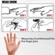 thumbnail image 4 of Finger Splint Brace, Mallet Finger Splints Pinky, Plastic Finger Protector Support for Arthritis Basketball, Broken Finger Joint Fracture Pain 5 Sizes, 4 of 5