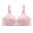 thumbnail image 1 of Gibobby Sujetadores para mujer Mujeres Blissful Benefits Bra Wire Push Up completa Smoothing Everyday Bra Comfort Flex Fit T Shirt Bras(Rosa,40), 1 of 3