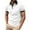 White, variant on Men's Button Up Turn Down Lapel Short Sleeve Solid Color Sports Shirt - Polyester Casual Shirt for Exercise and Daily Wear
