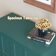 thumbnail image 3 of CBJCBJ 31.4"Mid Century Modern Sideboard Buffet Cabinet ,  Storage Cabinet with Adjustable Shelves, Accent Cabinet for Entryway, Dining Room,Green, 3 of 8