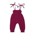 thumbnail image 1 of Mialoley Girls Sleeveless Rompers, Long Pants Jumpsuit, Overall Outfits Clothes, 1 of 6