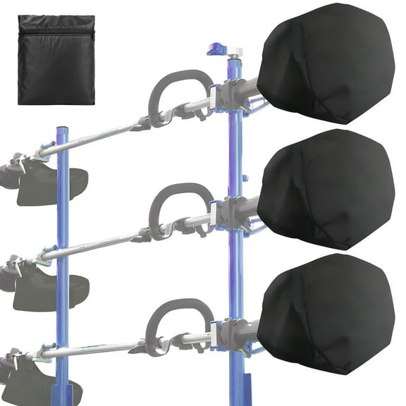 3pcs Trimmer Engine Covers, EEEKit Heavy Duty Waterproof Trimmer Cover, Weed Eater Covers Fits for General Weed Eater Edger, Pole Saw, Brush Cutters and Hedge