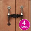 Kiscords Childproof Cabinet Locks For Handles / 4-Pack Black