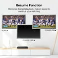 thumbnail image 4 of RVPOZWER-Simple DVD Player for Elderly All Region Free DVD CD Disc Player AV Output USB Remote Control P1H9, 4 of 7