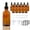 Amber-Black Lids, variant on Keigocare 4 oz Amber Glass Dropper Bottles,Tincture Bottles with Plastic Measured Dropper for Essential Oils,with Funnel,Cap,Stopper& Labels,12Pack