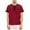 X01-Red, variant on Momasggi Striped T Shirts for Men Henley Shirt Summer Short Sleeve Button Crew Neck Tshirts Dressy Casual Business Work Tops Army Green 3XL