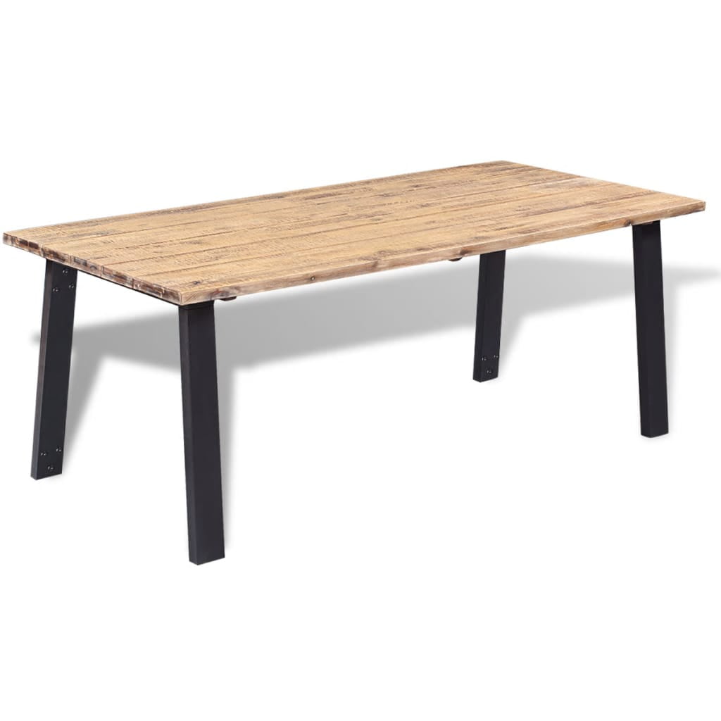 Lowestbest Solid Wood Dining Room Table, Rectangle Kitchen Dinner Table Lowestbest Solid Wood Dining Room Table, Rectangle Kitchen Dinner Table