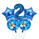 thumbnail image 3 of Bola de decoración de Sonic para fiesta de Cumpleaños de Niños, juego de globos con número de dibujos animados, suministros para Baby Shower, juguete para niños, Bola de aluminio, nuevo（5pcs3, 3 of 5