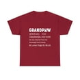 thumbnail image 2 of Grandpaw Noun Like Grandpa only Cooler Loves Dogs so Much T-Shirt, 2 of 2