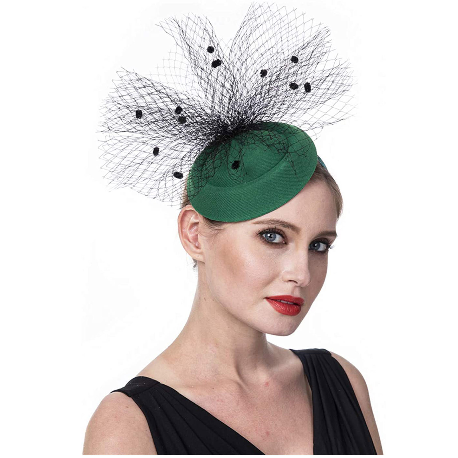 Royallove Women Girls Mesh Fascinators Hat Cocktail Party Headband