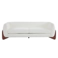 thumbnail image 1 of 82.75Inches Boucle Sherpa Sofa,Beige, 1 of 11