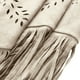 thumbnail image 5 of Chal de invierno para mujer, color liso, de gamuza, con flecos, bufanda chal para mujer, 5 of 6