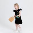 thumbnail image 6 of LNWUY Toddler Girls Fashion Star Printed Fly Sleeve Dress Summer Kids Dresses Sleeveless Round Neck Dresses Multicolor 9 Years, 6 of 6