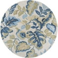 thumbnail image 1 of HomeRoots 353047 Tapis Rond en Polyester Ivoire 5 Pi 6 Po, 1 of 1
