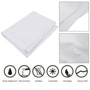 3*3 Meter Sun Shelter Tarpaulin Heavy Duty Canopy Tarp Coated Tent Car Boat Cover Camping Mat Beach Tent White