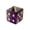 A, variant on 1pc 16mm Natural Crystal Mahjong Dice,Crystal Home Decor, Polished Natural Crystal 6-Sided Dice With Gold Pips,Natural Crystal for Mahjong Hostess Gift