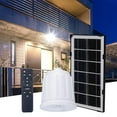 thumbnail image 1 of Lámpara colgante LED con control remoto de araña solar | Lámpara de pared y jardín dividida de estilo moderno | Batería solar de 1200 mAh | Interior, exterior, IP65 a prueba de agua | Luz blanca, 1 of 8
