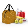 thumbnail image 4 of KLL Honey Bee Gnomes Print Insulated Lunch Bag Women, Reusable Cute Tote Lunch Box for Adult & Men, Leakproof Cooler Lunch Bags for Work Office Travel Picnic, 4 of 5