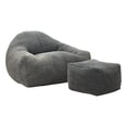 thumbnail image 1 of Sillón De Espuma Comprimida Al Vacío 1 Plaza Japandi Likka Light Grey, 1 of 6