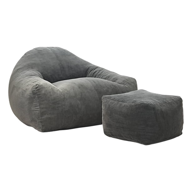 Sillón De Espuma Comprimida Al Vacío 1 Plaza Japandi Likka Light Grey