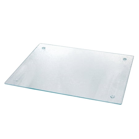 Creative Home Tempered Glass Non-Slip 11" x 14" x 0.2" Cutting Board