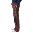 thumbnail image 2 of #followme Microfleece Mens Buffalo Plaid Pajama Pants with Pockets, 2 of 3