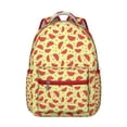 thumbnail image 1 of Watermelon Geometric Pattern Backpack Summer School Bag with Fresh Fruit Design and Aesthetic Tropical Vibes, 1 of 6