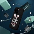 thumbnail image 3 of DistinctInk Tough Case for Apple iPhone 15 PRO (6.1" Screen), Compatible with MagSafe Charging - Some Bunny Loves Me - Rabbit, 3 of 6