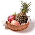 thumbnail image 2 of Ame Rattan Storage Basket Tray Small to Large Serving Bowls Food Storage Bread Baskets for Fruit Vegetable Kitchen Counter, 2 of 8