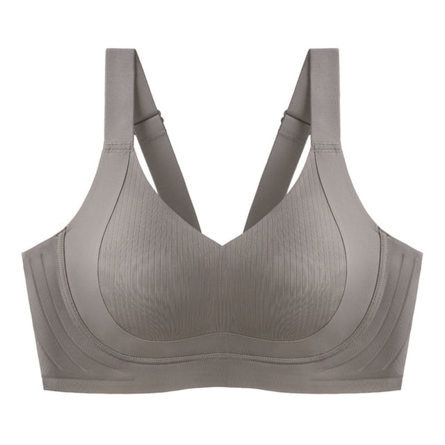 Brasier Mujer Sujetador Deportivo sin Costuras para Mujer, Talla Grande, Copa Completa, sin Aros, Talla Grande Extra Grande