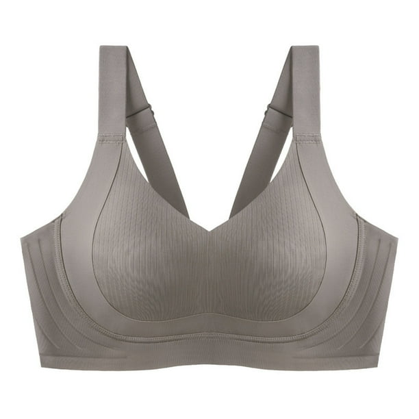 Brasier sin Varillas Mujer Sujetador Deportivo sin Costuras para Mujer, Talla Grande, Copa Completa, sin Aros, Talla Grande Grande