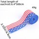 thumbnail image 2 of Independence Day Decorative Ribbon Bow Natural Burlaps Ribbon Star Gift Packaging Tape 197inch, 2 of 2