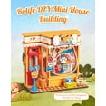 thumbnail image 2 of Rolife DIY Miniature House Kit, Sweetie's Donut Shop 3D Dollhouse Building Set, Miniature Bakery Model with Detailed Decor, Creative Craft for Adults Teens, Bookshelf Display Gift, 2 of 8