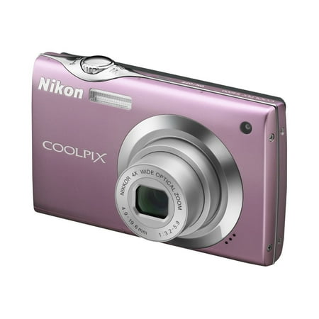 Nikon Coolpix S4000 - Digital camera - compact - 12.0 MP - 720p - 4x optical zoom - pink