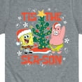 thumbnail image 3 of SpongeBob SquarePants - Tis The Season - Toddler And Youth Short Sleeve Graphic T-Shirt, 3 of 6
