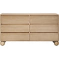thumbnail image 3 of Meridian Furniture Kent Natural Solid Ash Wood Dresser, 3 of 12