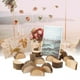thumbnail image 4 of 20pcs stump semicírculo titulares de tarjetas números de mesa titular de la tarjeta de foto clip de nota para el banquete de boda, 4 of 8