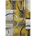 thumbnail image 1 of Ladole Rugs European Adonis Vincenza Collection Geometric ElegantSoft Area Rug Carpet in Black Grey, 5x8 (5'3" x 7'6", 160cm x 230cm), 1 of 4